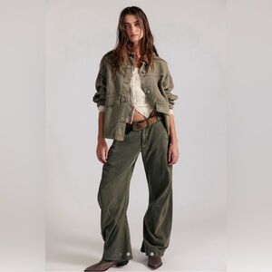 Free People Spotlight Washed Chino Trousers
